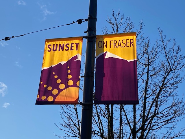 Beautiful new street banners are on display for our fall and winter seasons
