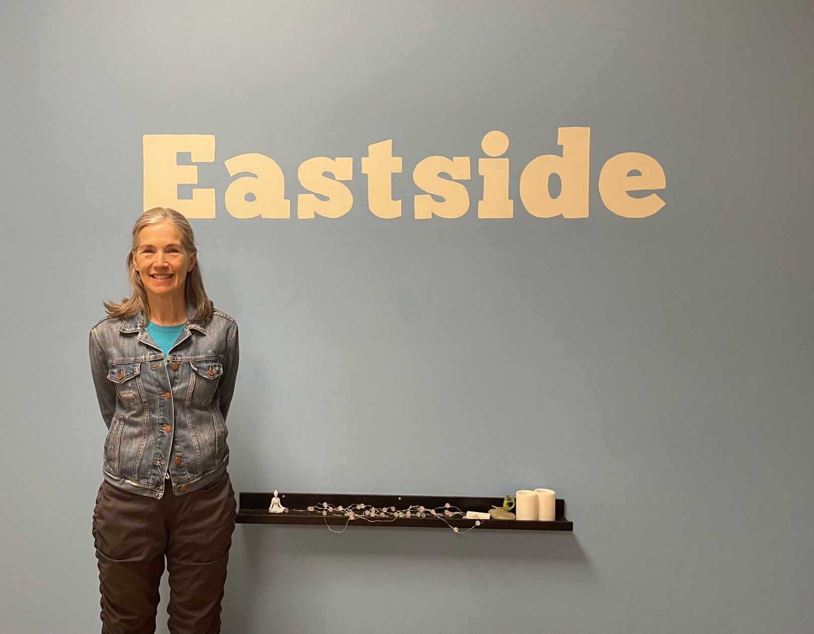 Wendy Sinclair, co-founder of Eastside Fitness, celebrating one decade on Fraser Street